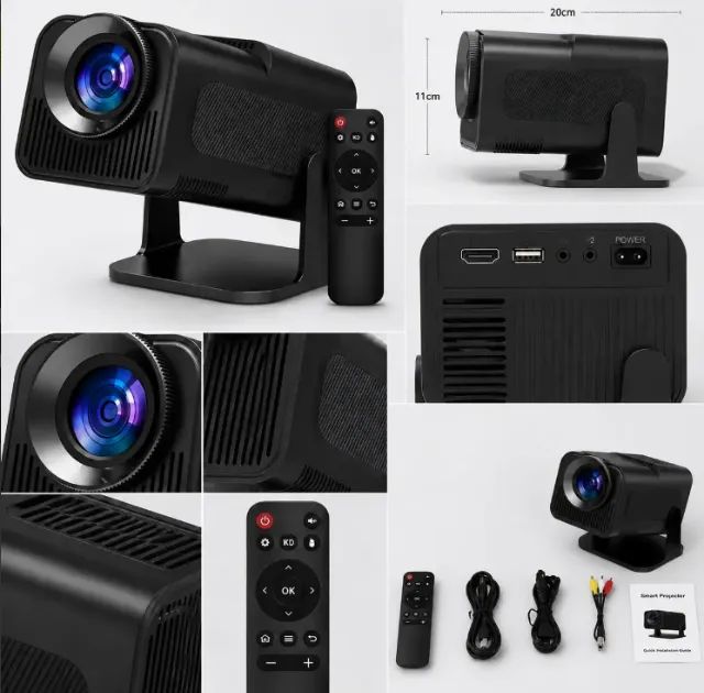 Projetor Mini Hy320 Android 4k Bluetooth Full Hd Wifi Hdmi - Foto 3