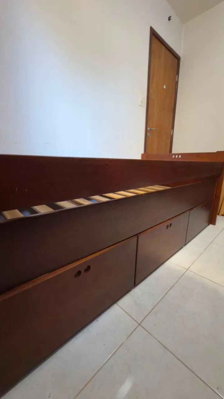 Cama solteirão madeira tokstok  - Foto 3