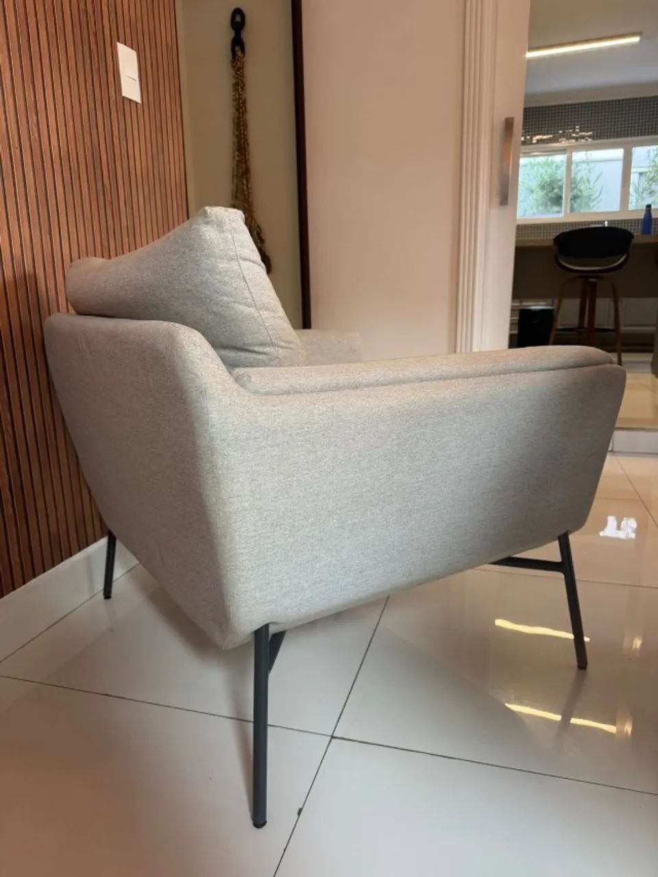 Poltrona Aster Cinza WESTWING - Foto 4