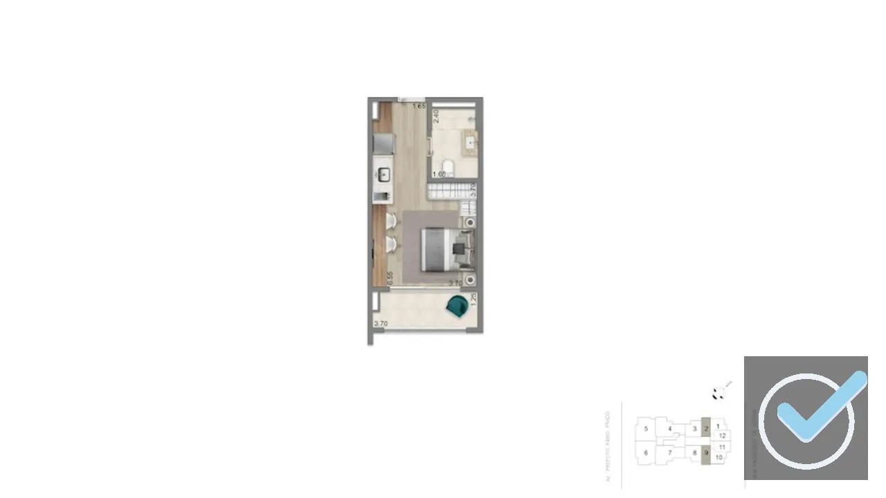 Studio com 1 quarto à venda em Chácara Klabin, São Paulo - Foto 5