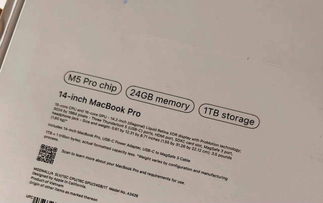MacBook Pro M5 Pro - Foto 4