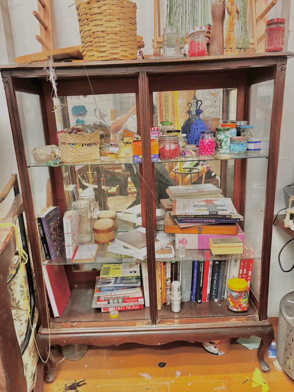 Antique china cabinet