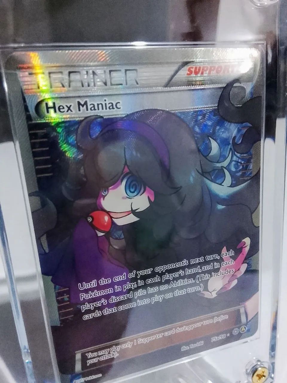Hex Maniac Carta Pokmon Ultra Rara em Alta original ingls NM - Hobbies e  colees - Jurunas, Belm 1473610575 | OLX