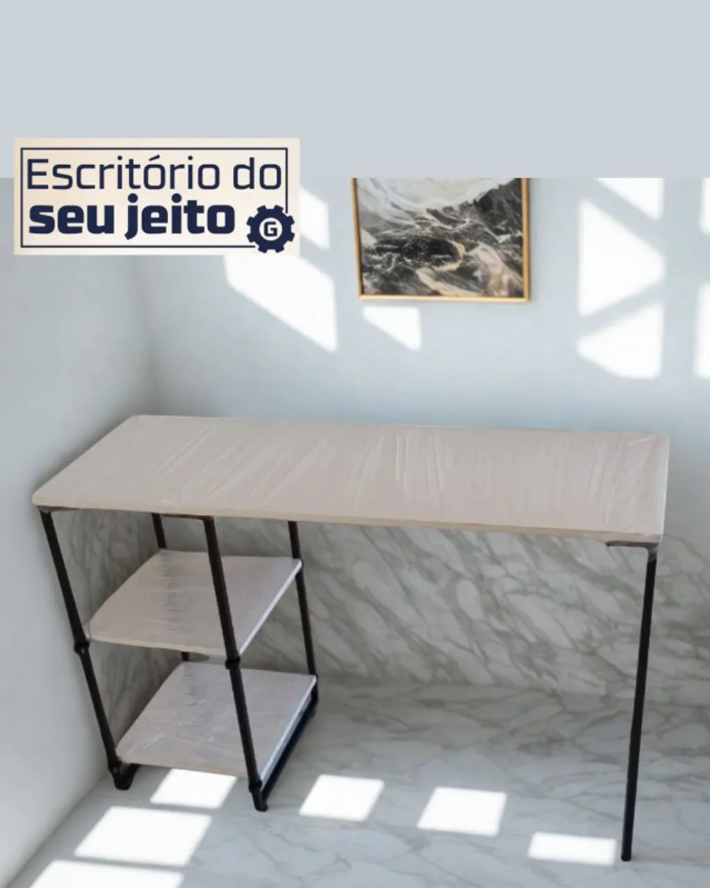 New 1.1m Industrial-Style Multi-Function Desk for Laptop and Computer Study