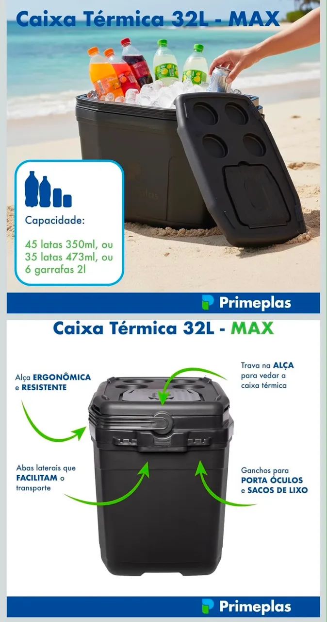 Caixa térmica de 32L nova  - Foto 4