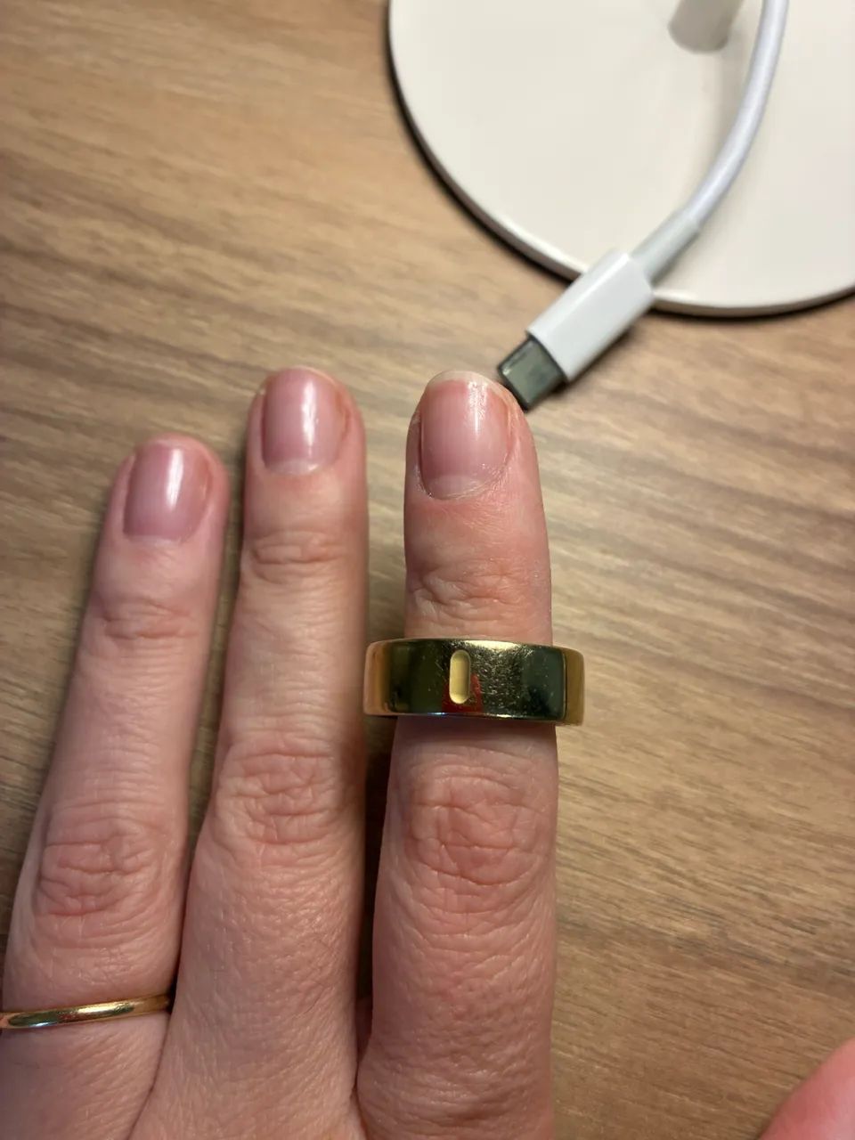 OURA RING gen 4 size 9 dourado  - Foto 3