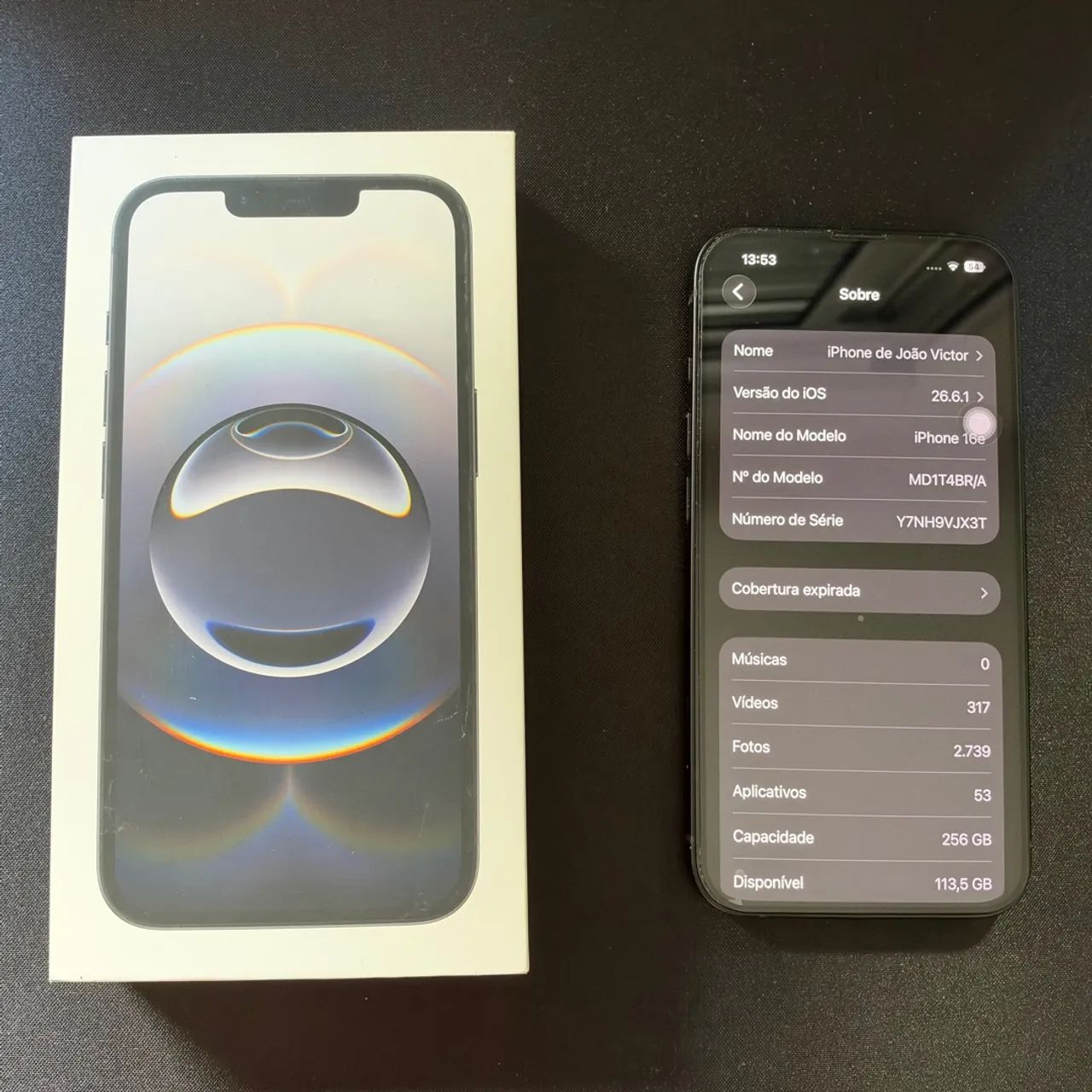 iPhone 16e 256GB - Excelente estado + brindes
