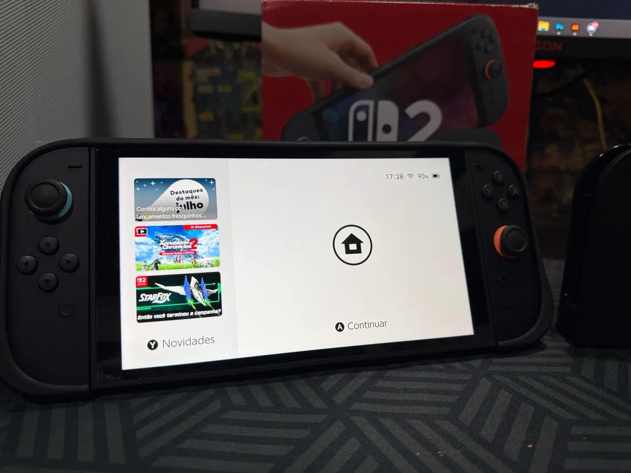 Switch 2 + controle pro com jogos - Foto 2
