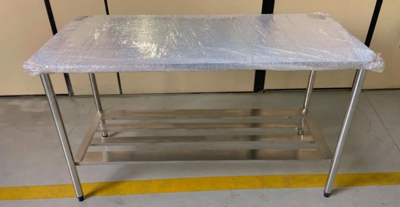 Mesa bancada inox profissional 1,90mt Nova  - Foto 3