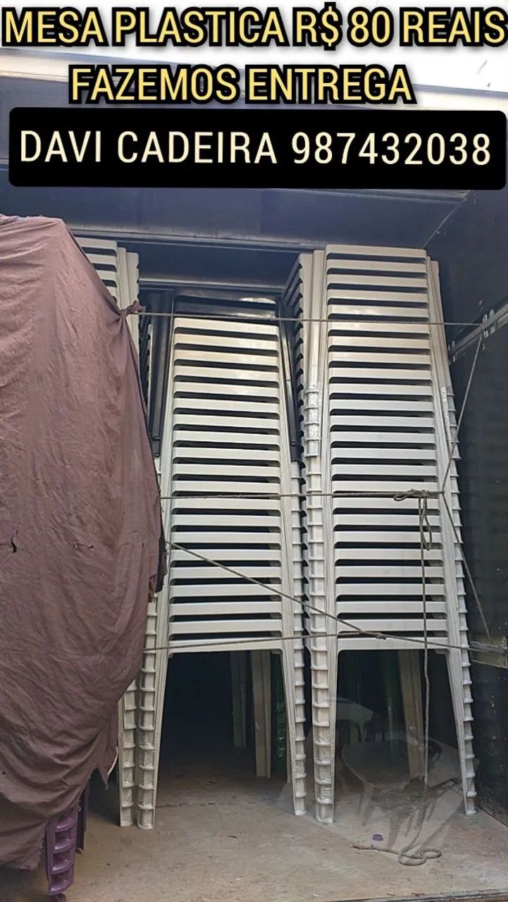 MESA BRANCA DKDMD9 PLASTICO ENTREGO HOJE 