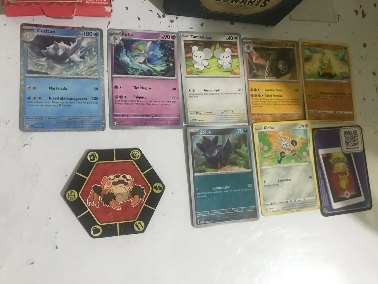 8 cartas do Pokémon por 130 - Foto 2