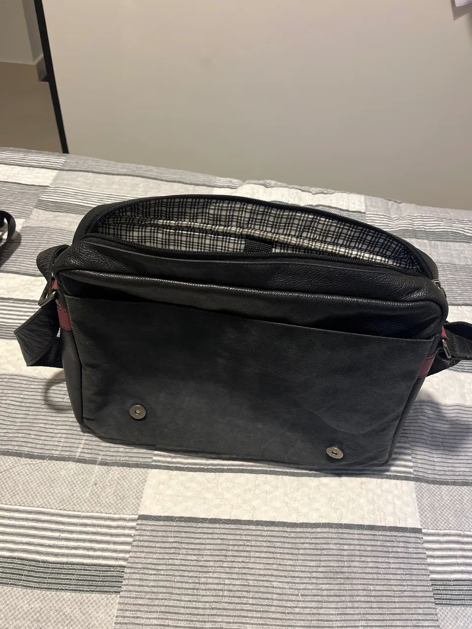 Bolsa transversal Bagaggio couro - Foto 2