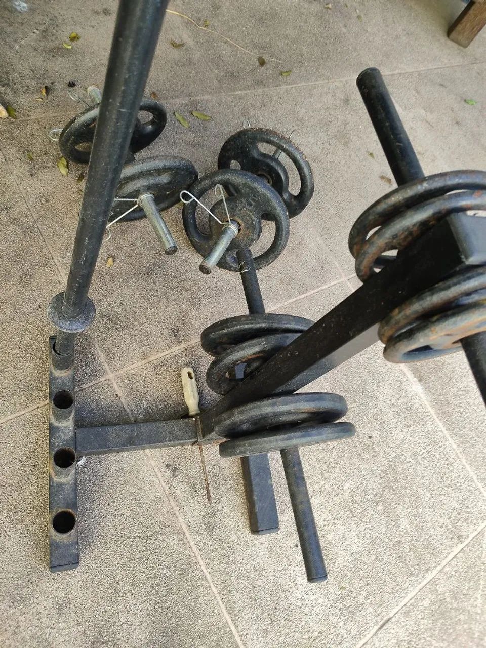 Kit Anilha e Halteres para musculação  - Foto 2