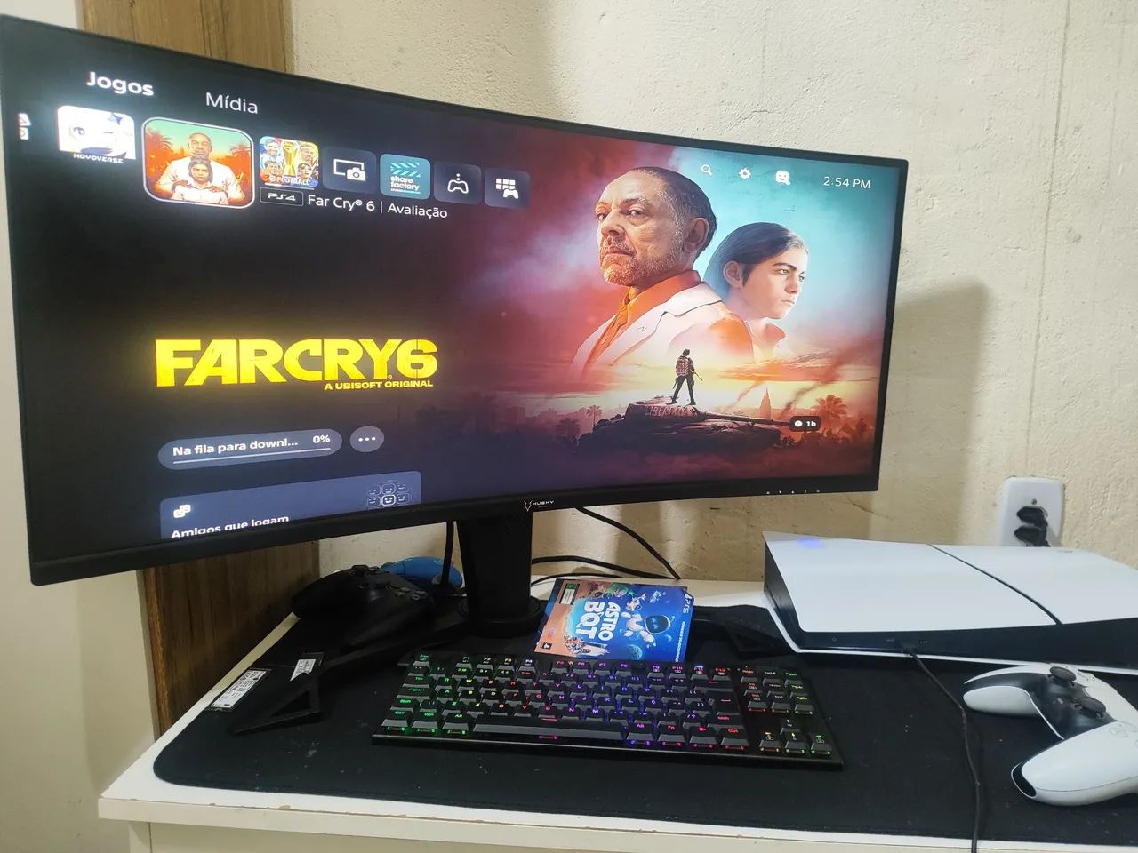 Monitor curvo 34 polegadas husky tempest aceito cartão! - Foto 3