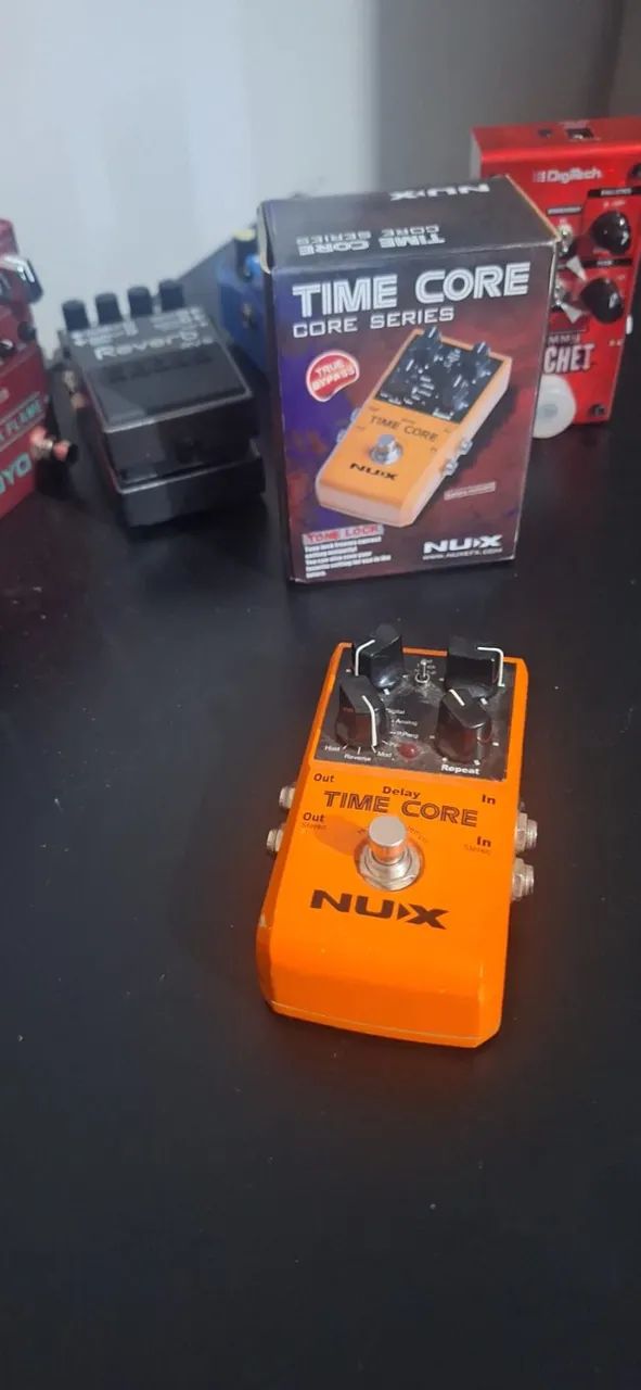 Pedal NUX Time Core Delay - Caixa e Manual - Excelente Estado