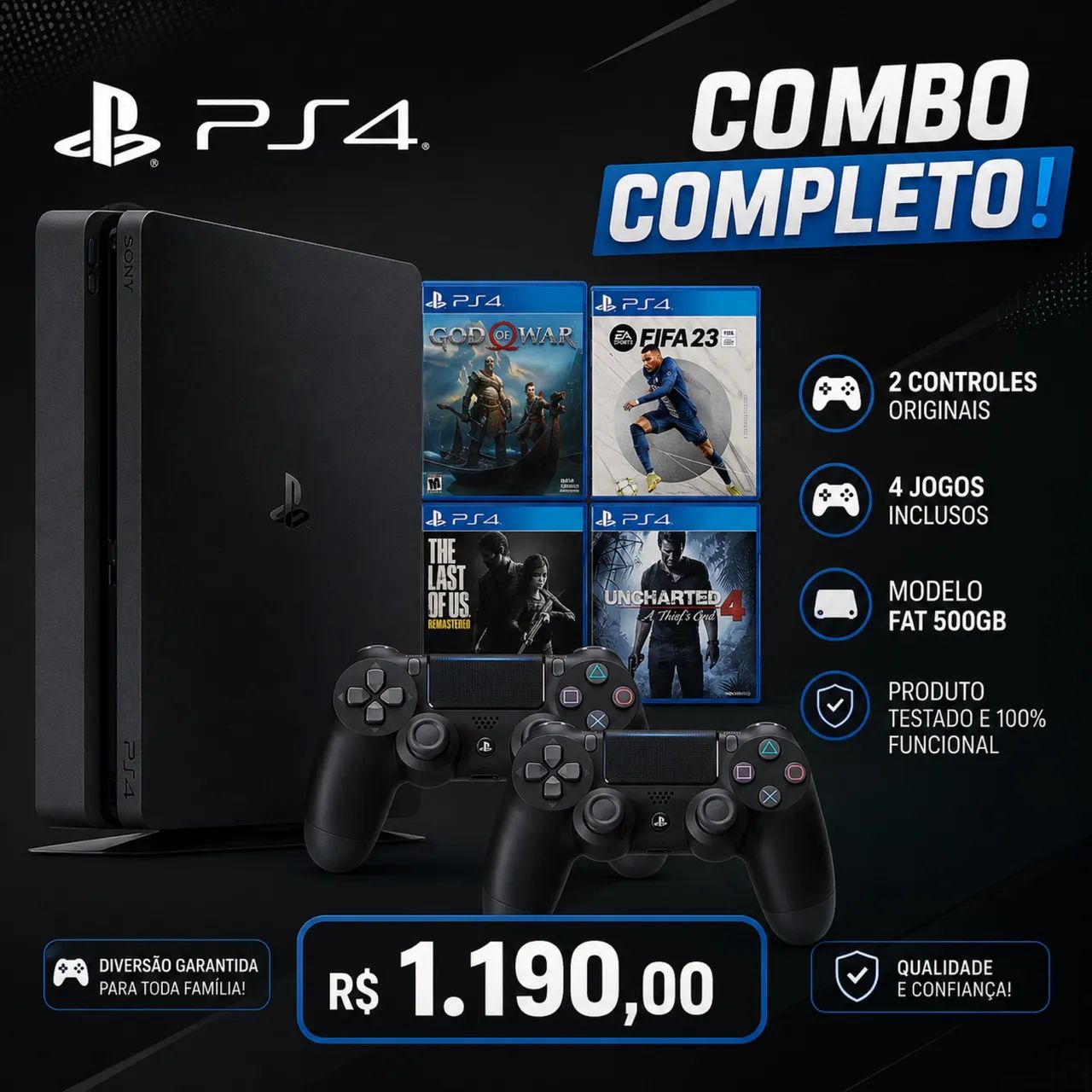 PS4 fat 500GB