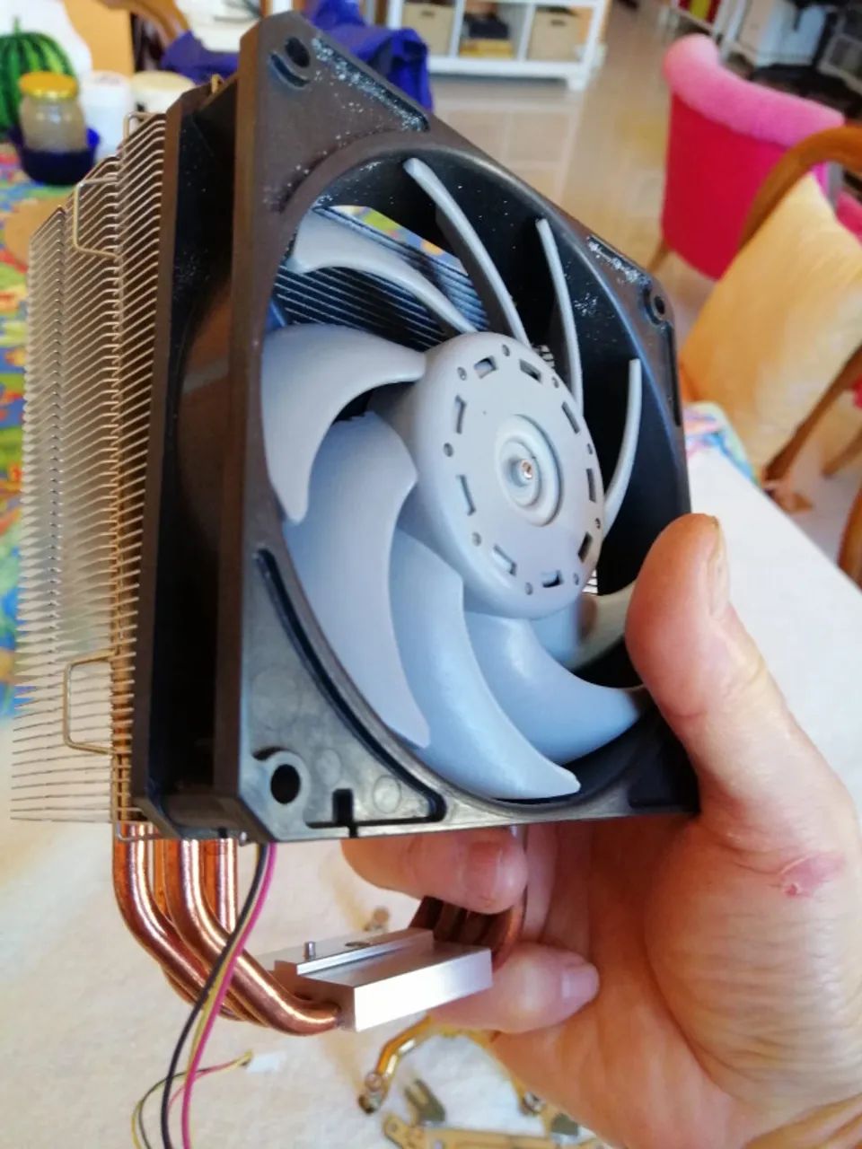 COOLER para processador INTEL - marca COOLER MASTER" ventoinha com com servo motor  - Foto 3