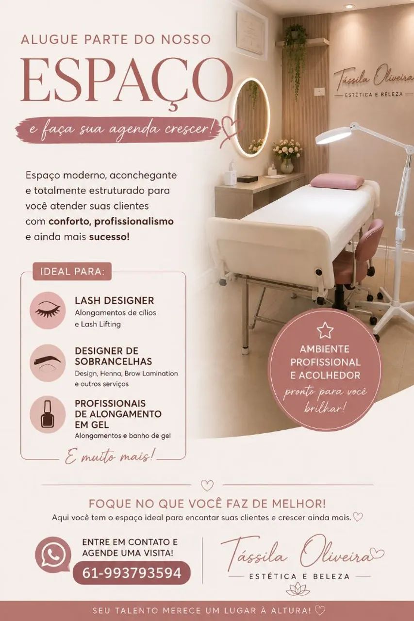 Alugue parte do meu espaço