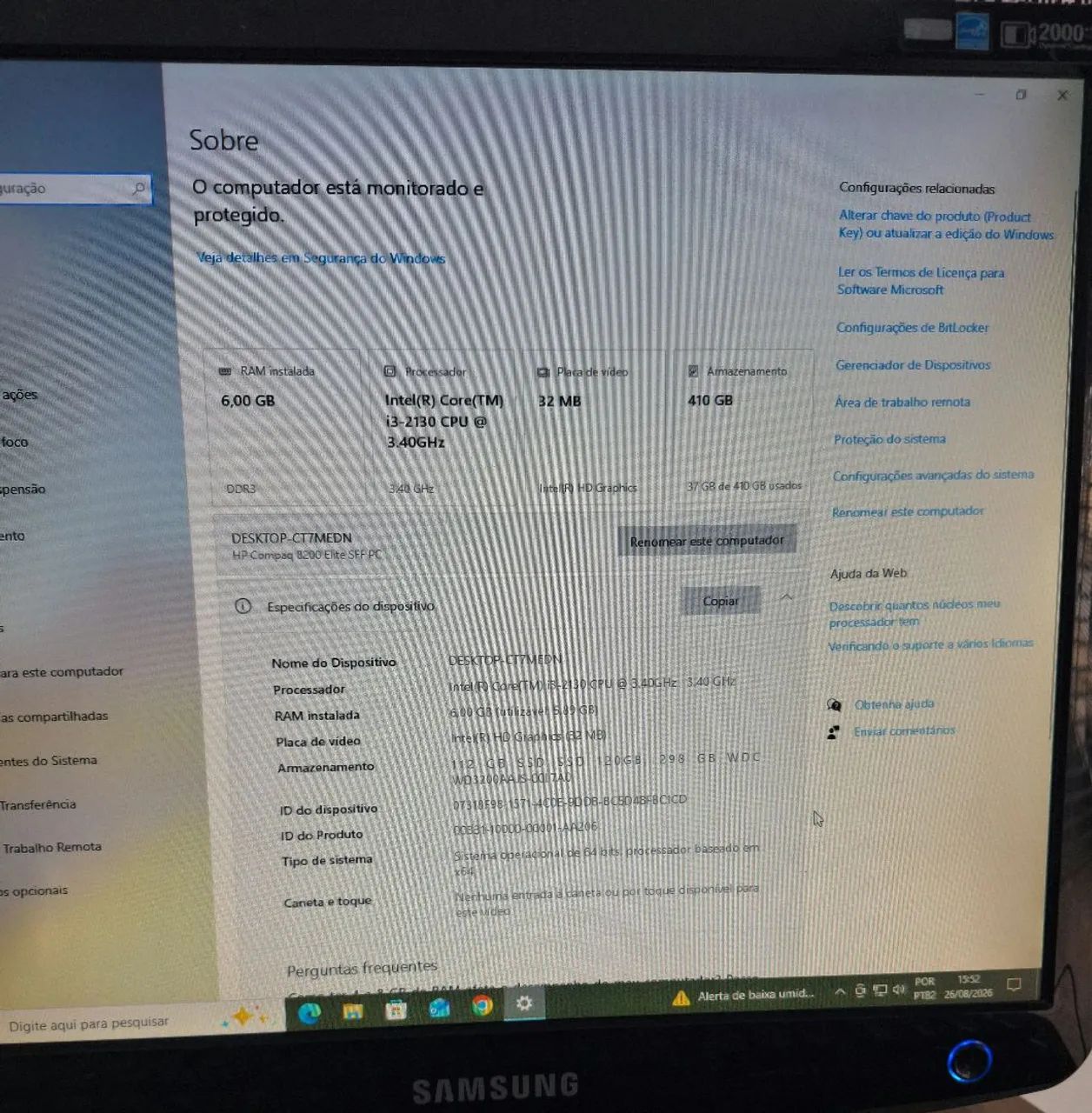 PC HP - I3 - Foto 3