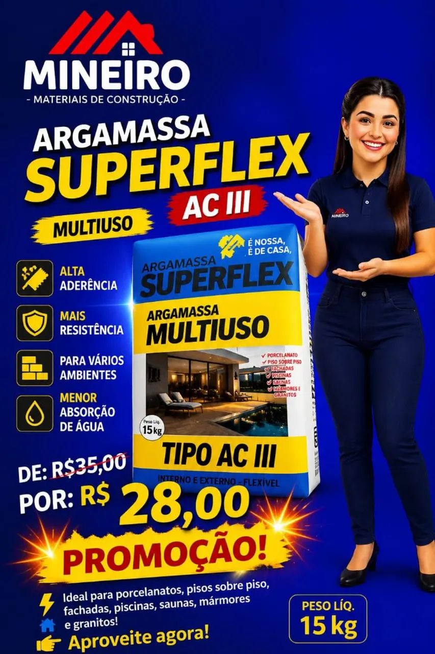 Argamassa AC3 