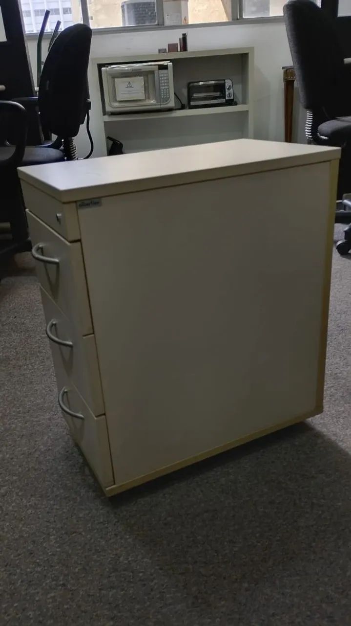 Mesa escritório com gaveteiro solto  - Foto 4