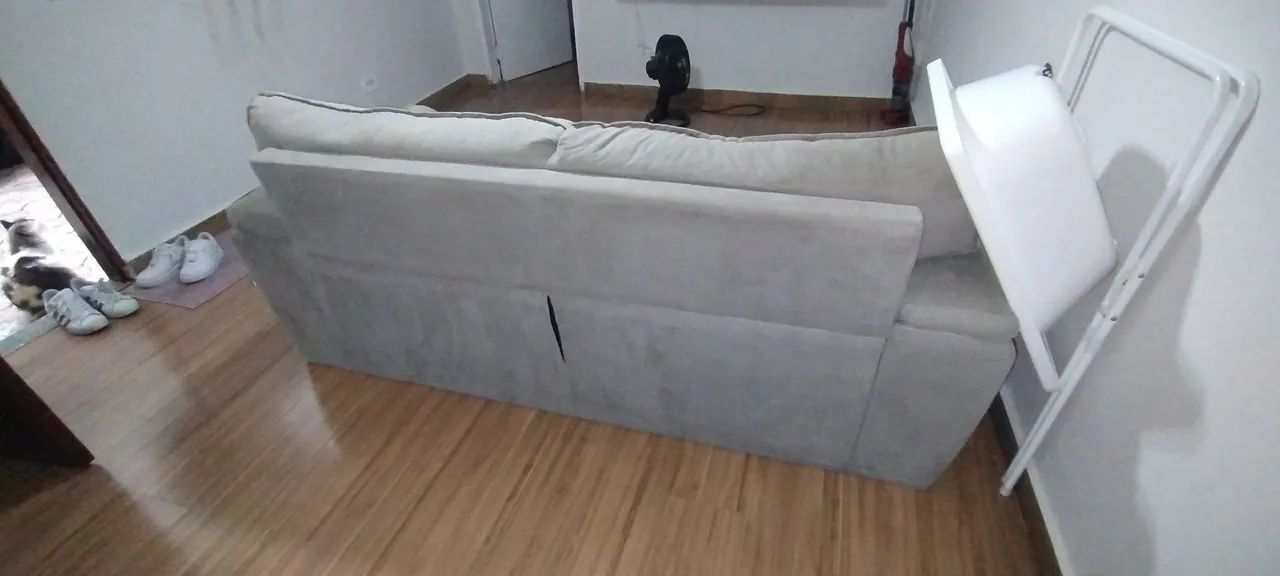 Sofá Suede excelente estado! 65104746685571122