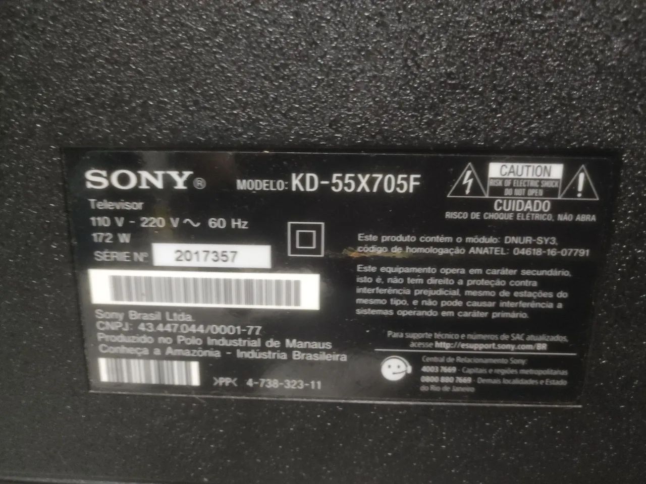 Tv Sony bravia modelo KD55X705F - Foto 4