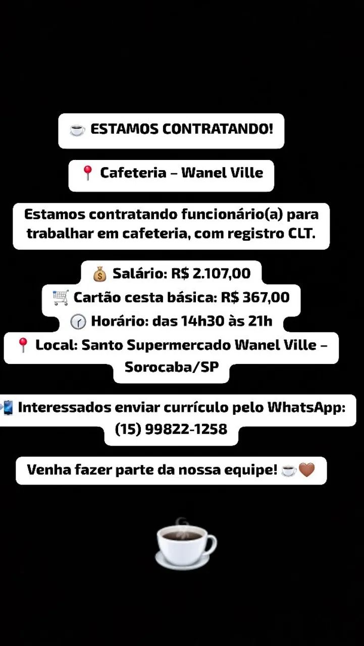 Vaga de Emprego 