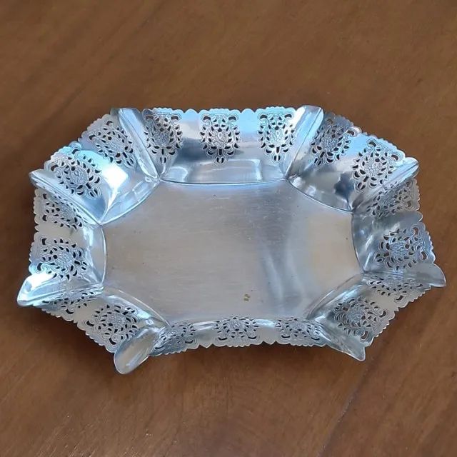 Antiga Travessa Retangular - Petisqueira - Prata Régia 90 - Vintage