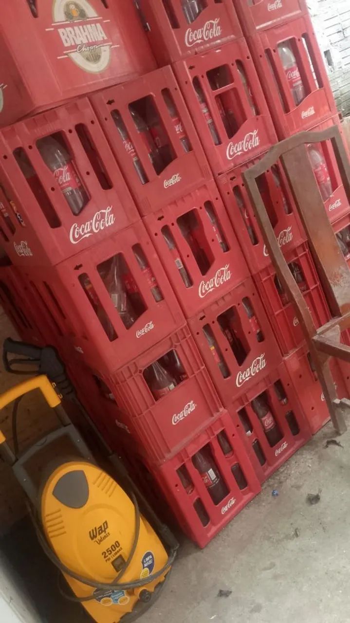 Caixas da coca-cola 