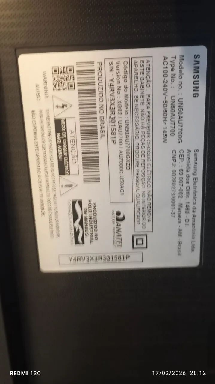 TV Samsung 50 polegadas com problema no Display  - Foto 2