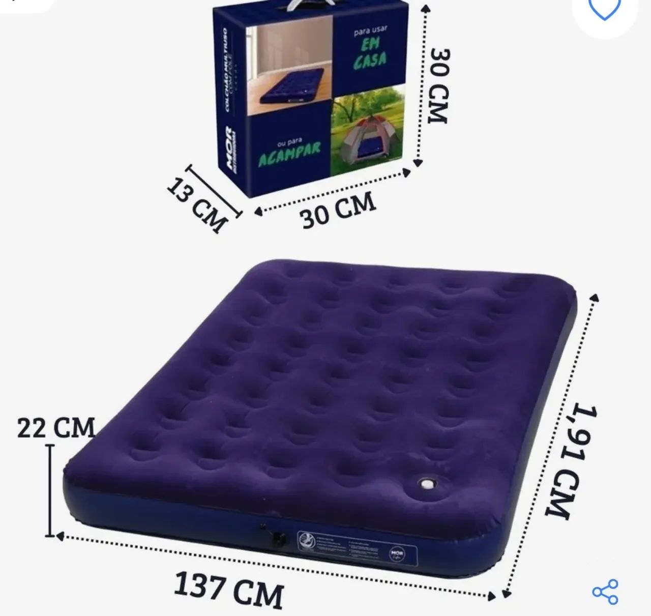 Colchão inflável 