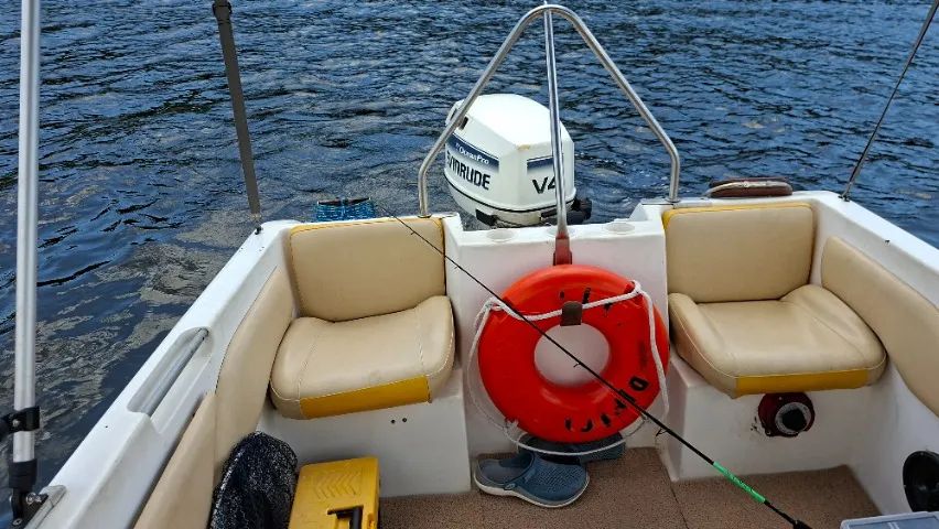 Lancha 19 pés, motor 90 HP Envirud - em perfeito estado e conservação, motor com 370 hs - Foto 12