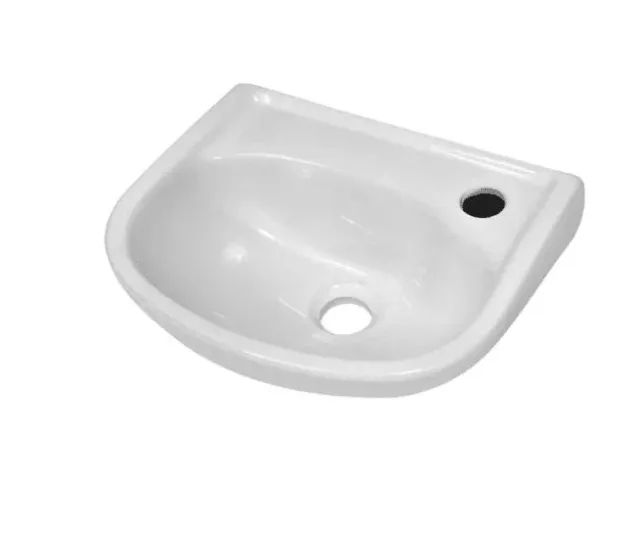 LAVATORIO SUSPENSO COM FURO EVORA M02 BRANCO LUZARTE