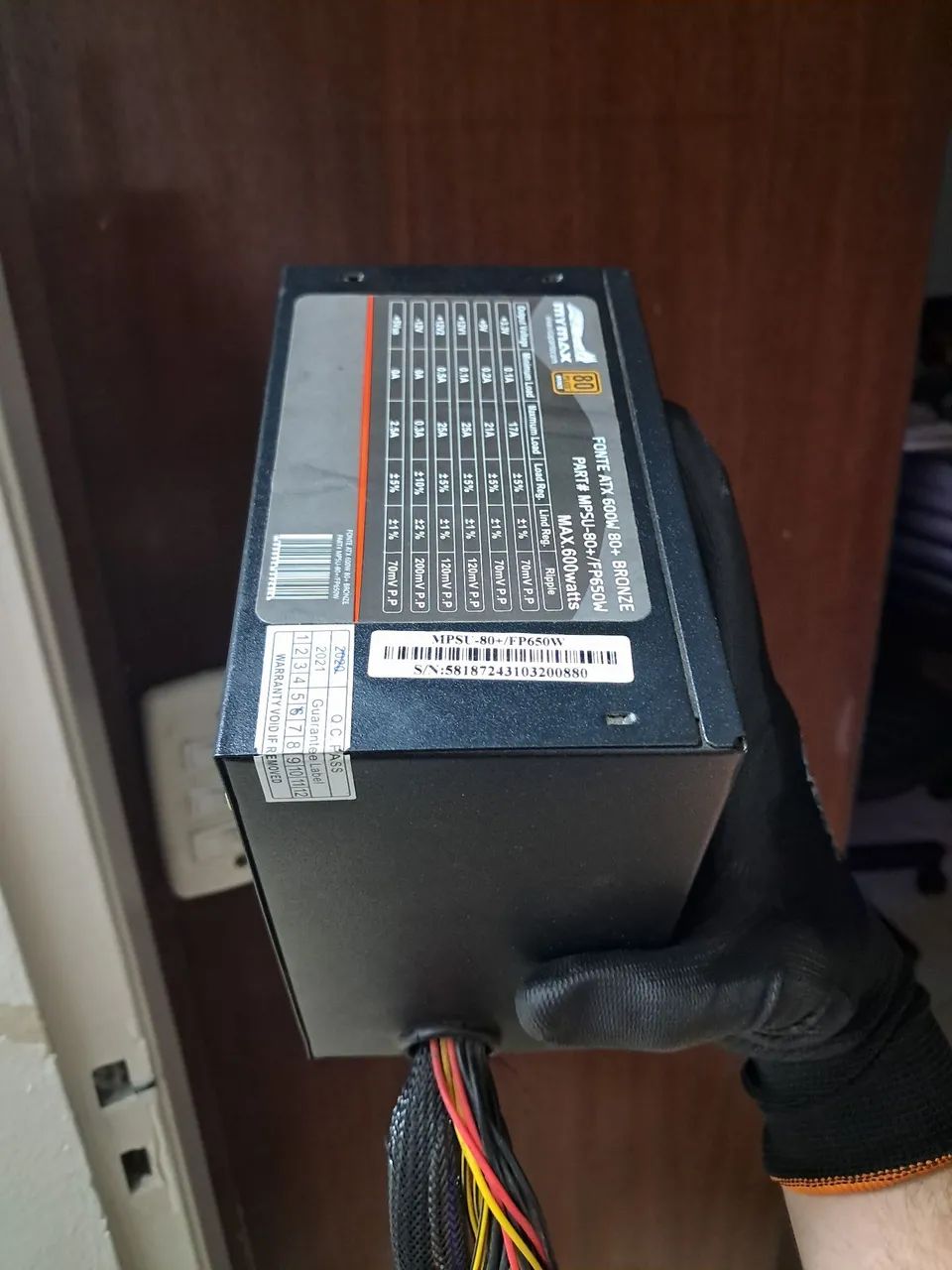 Fonte 600w 80 plus bronze - Foto 2
