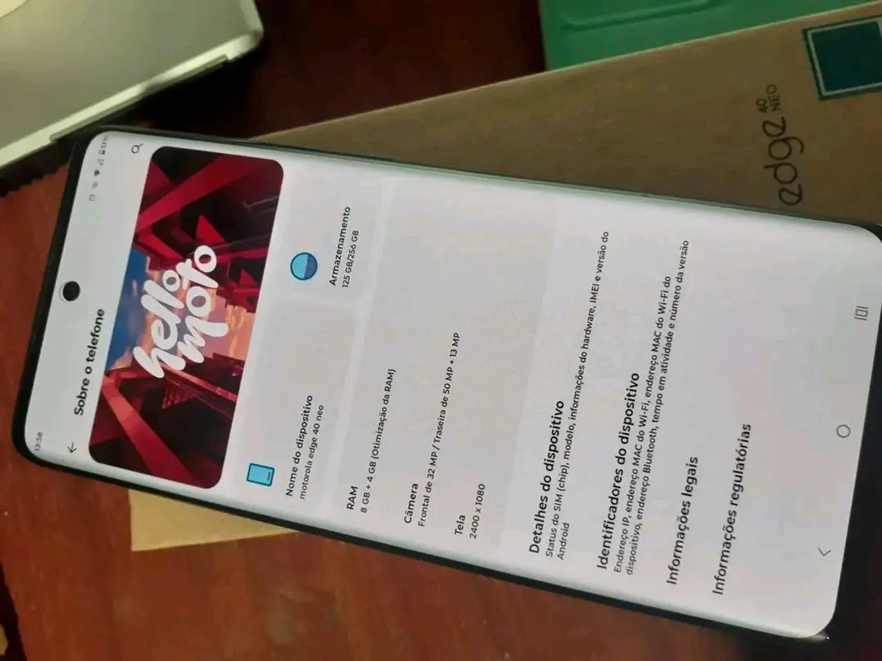 MOTOROLA EDGE 40 NEO 256GB 16 RAM ( LEIA ) - Foto 2