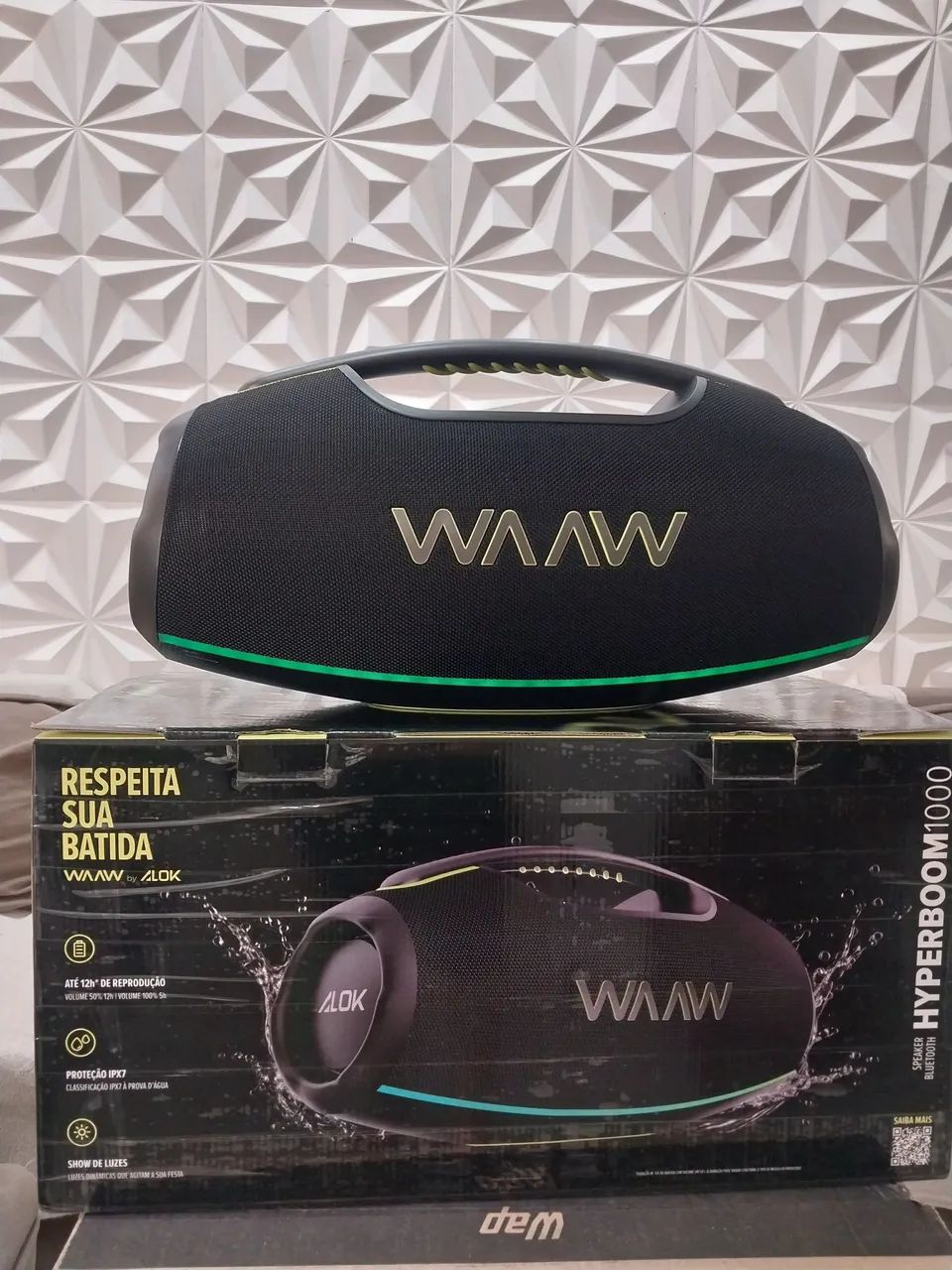 CAIXA DE SOM WAAW ALOK HYPERBOOM1000 - Foto 2