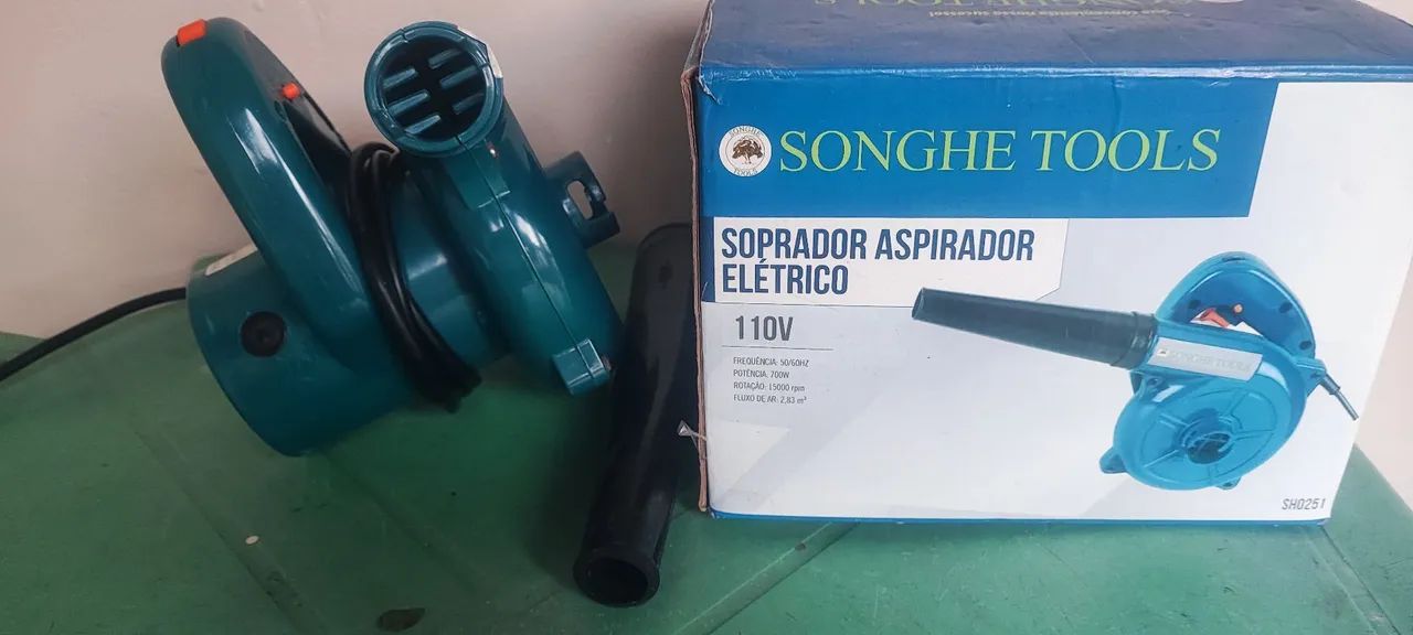 Aspirador e soprador elétrico de 700w - Foto 2
