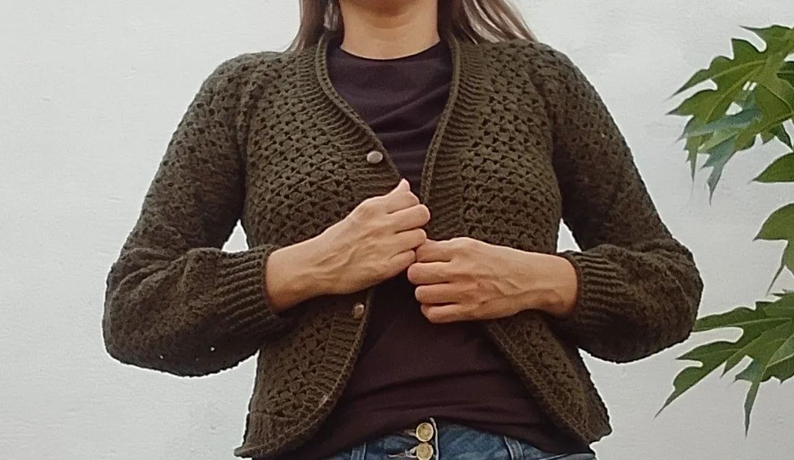 Casaco de crochê  - Foto 2