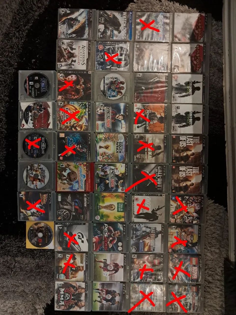 Lote de 10 jogos ps3!