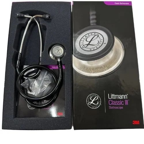 Estetoscópio Littmann Classic III Preto 5620 - Foto 2