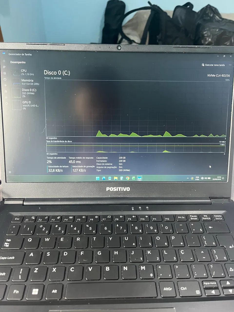 Notebook Positivo N4340 em excelente estado de conservação - Foto 2