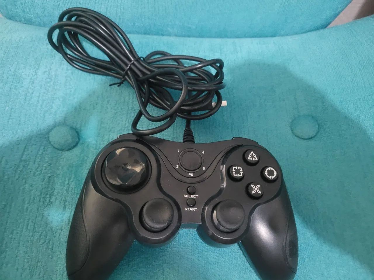 Controle PS3 E PC COM FIO - Foto 3