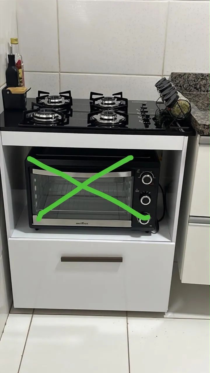 Balcão cooktop 4 bocas  - Foto 2
