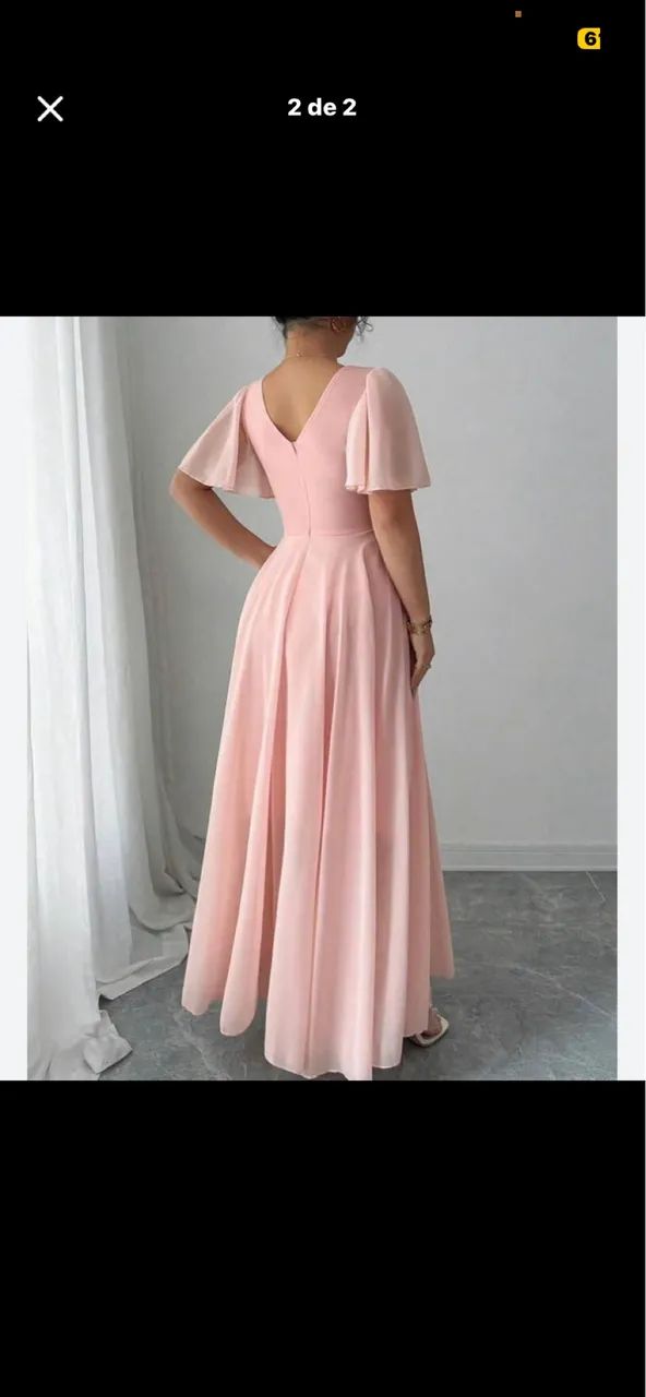 Vestido longo rosa - Foto 2