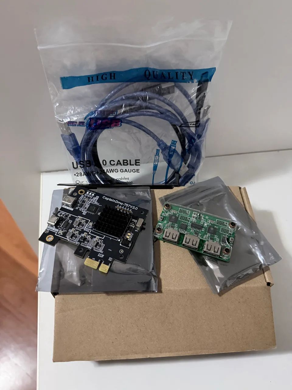 Placa DMA Captain-75TV3.0 + makcu(configurado)