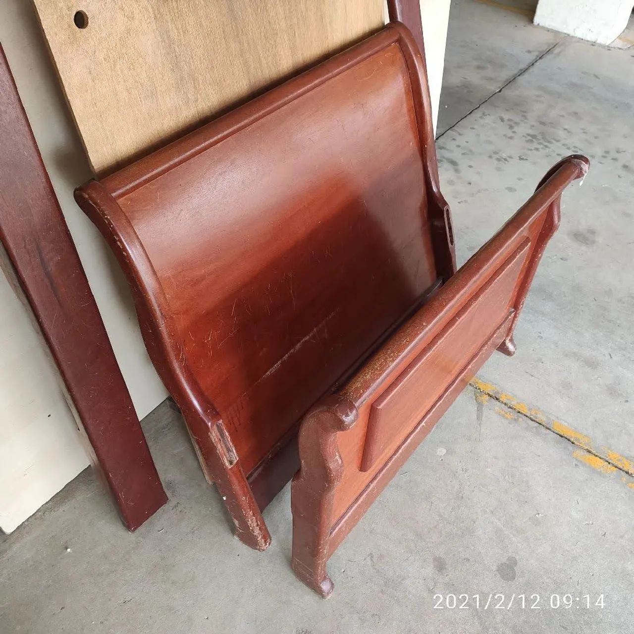 Cama Solteiro Maciça Mogno - Foto 4