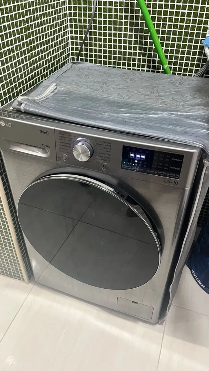 lava e seca LG ThinQ de 12,7 kg, com Direct Drive - Foto 2