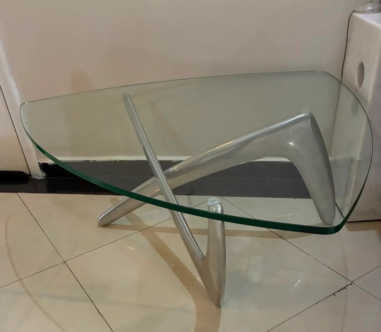 Mesa de centro Noguchi tampo de vidro  - Foto 2