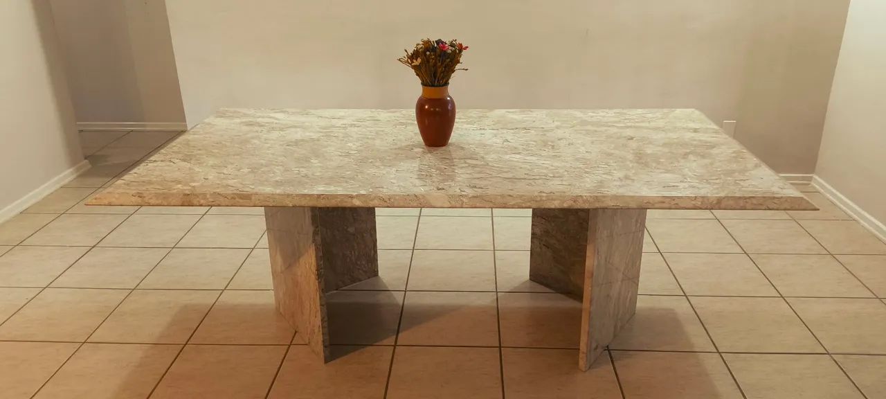 Mesa de Mármore Travertino  - Foto 3
